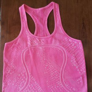Lululemon Pink Swiftly Tech Tank Size 8
